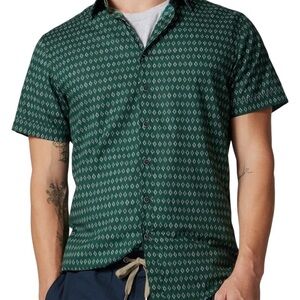 RODD & GUNN 
Warring Taylor Sports Fit Foulard Print Short Sleeve Cotton